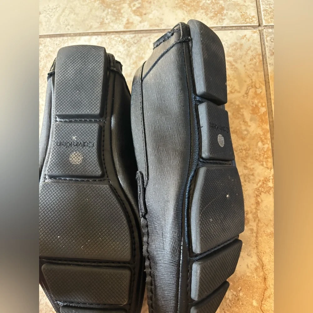 Calvin Klein Black Slip-On Bit Loafers
